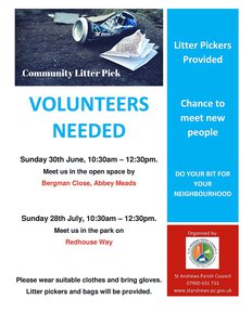 Community Litter Pick June and July 2019